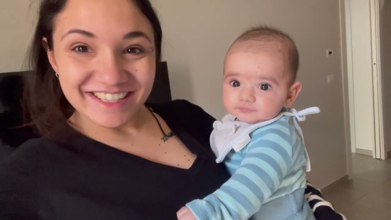 VLOG : MAMMA DI DUE | DERMATITE NEONATO | MINI SPESA | BUCATO
