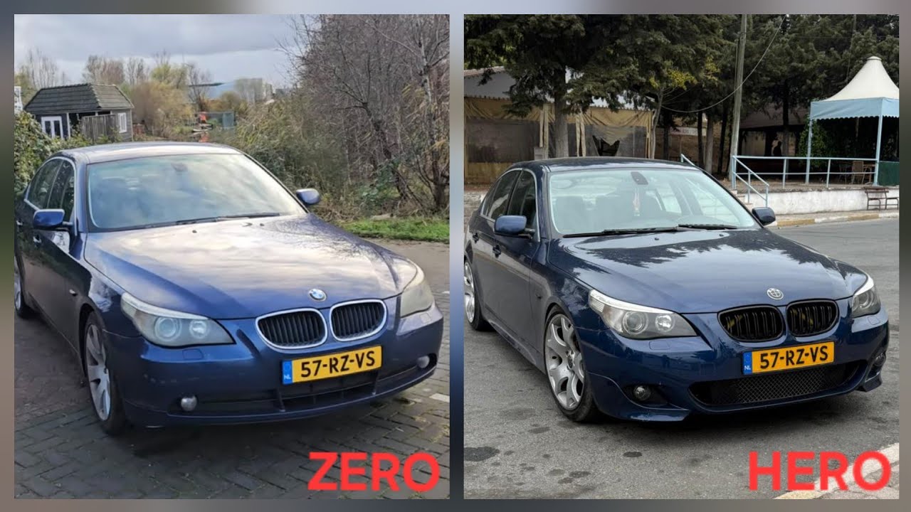 Bmw e60 from zero to hero. (Bastan sona modifikasyon)