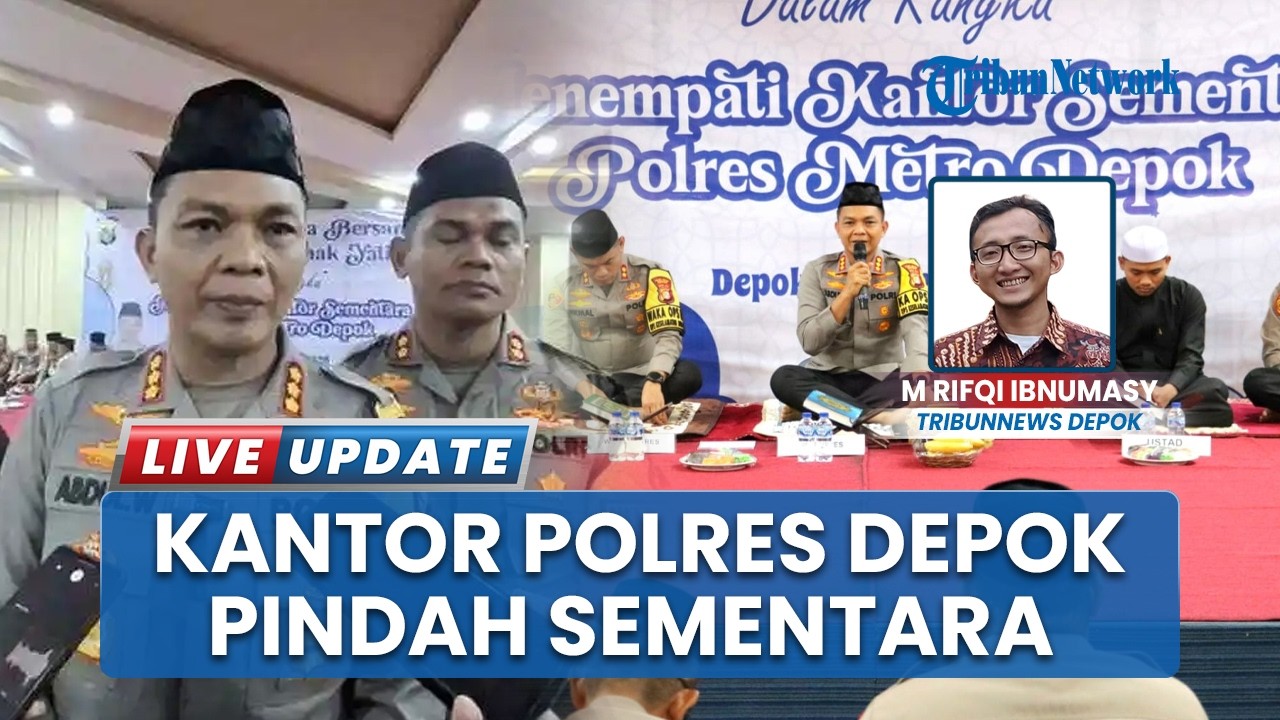 Kantor Polres Depok Pindah Sementara ke Zamzam Tower, Layanan Masyarakat Disesuaikan