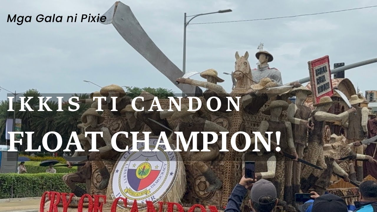 Candon City Wins Big! 🏆 Kalayaan 2025 Float Parade Champion!