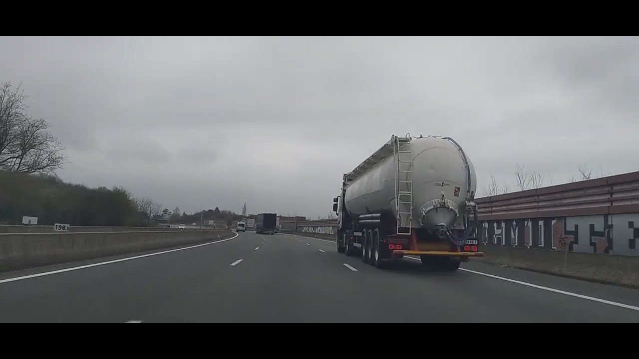 Driving Highway Anglet Béhobie (Espagne)