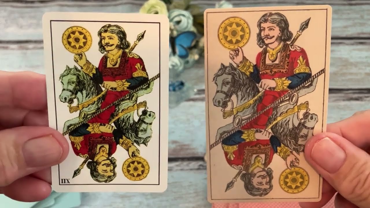 The Gaudais Tarot 1870 ~ in Paris ~ presentation of 2 versions of this double ended (mirrored) deck
