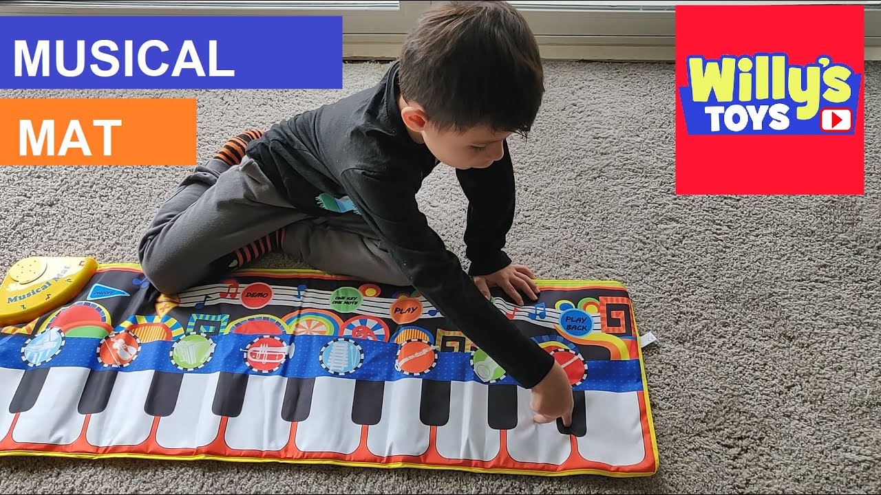Musical Piano Mat- Giant Keyboard for Kids Toy Review - Willy's Toys