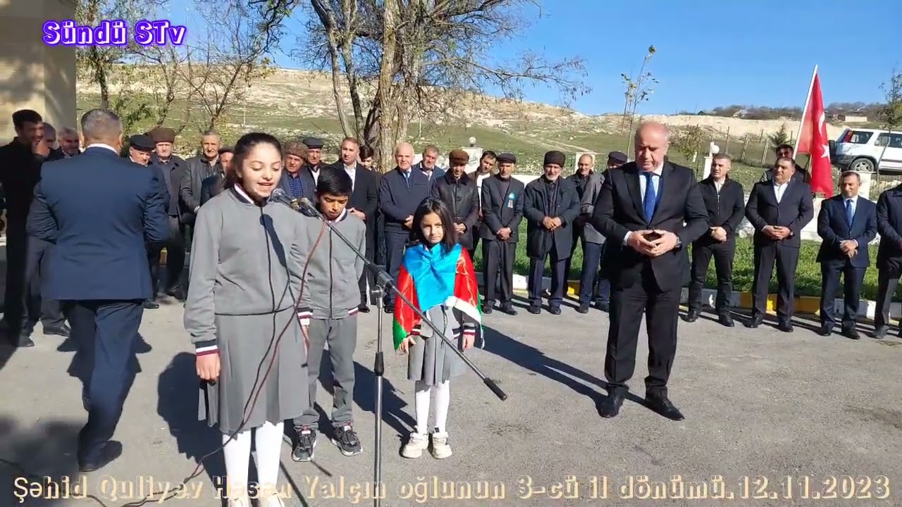 Şəhid Quliyev Həsən Yalçın oğlunun 3-cü il dönümü tədbiri 12.11.2023 ci il
