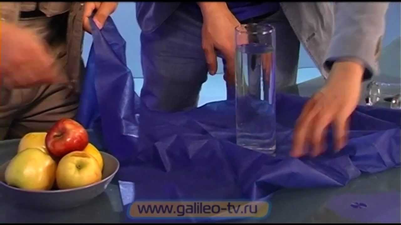 Галилео. Эксперимент. Выдернуть скатерть