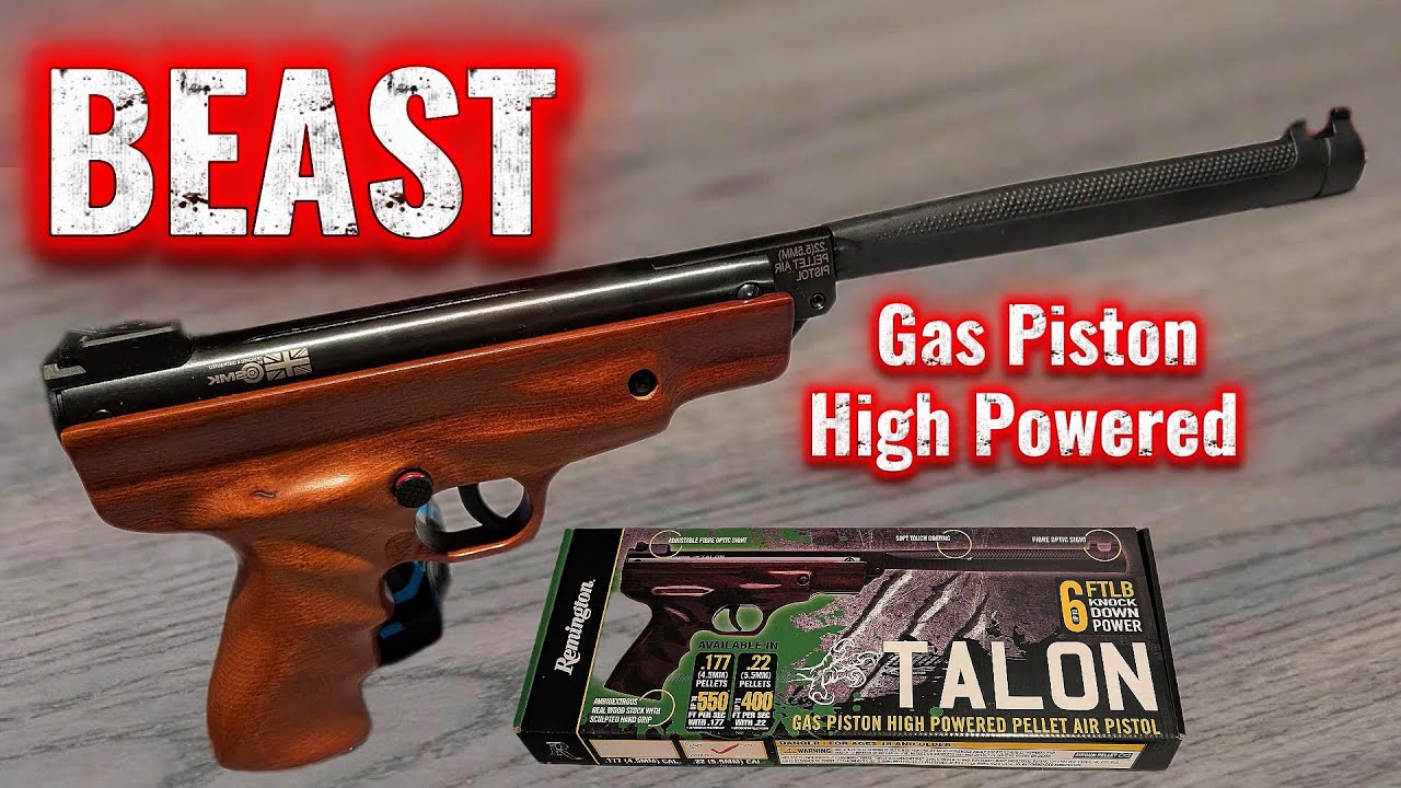 Remington Talon — пружинный пистолет. Первые выстрелы.