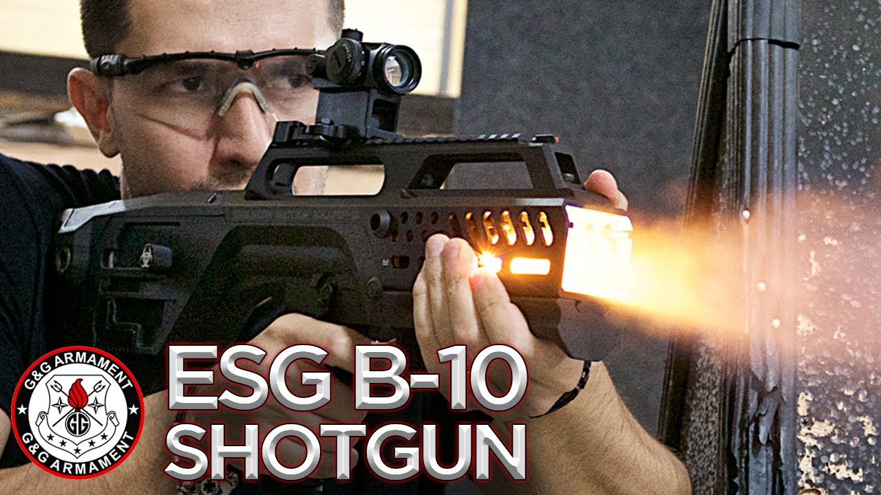 ЭКСТРЕМАЛЬНАЯ ОГНЕВАЯ МОЩЬ — полуавтоматический дробовик G&G ESG B-10 с газовым двигателем | RedW...