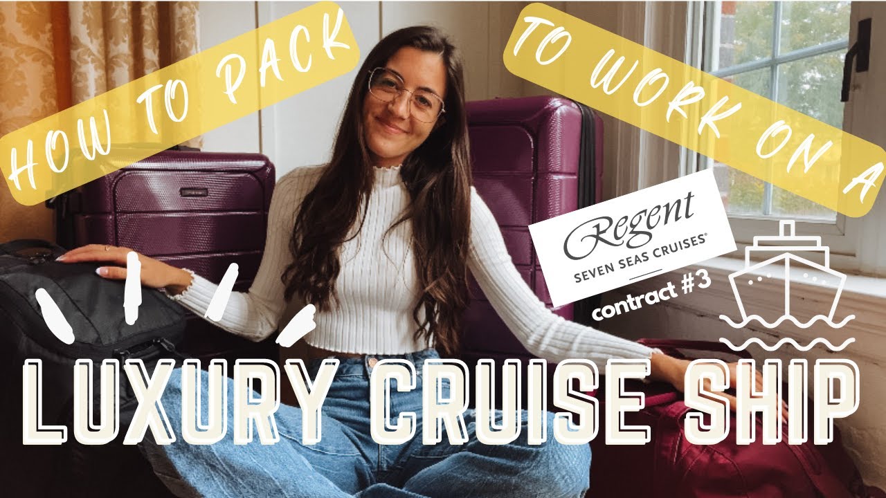 How to pack to work on a LUXURY Cruise Ship | as a Singer Dancer