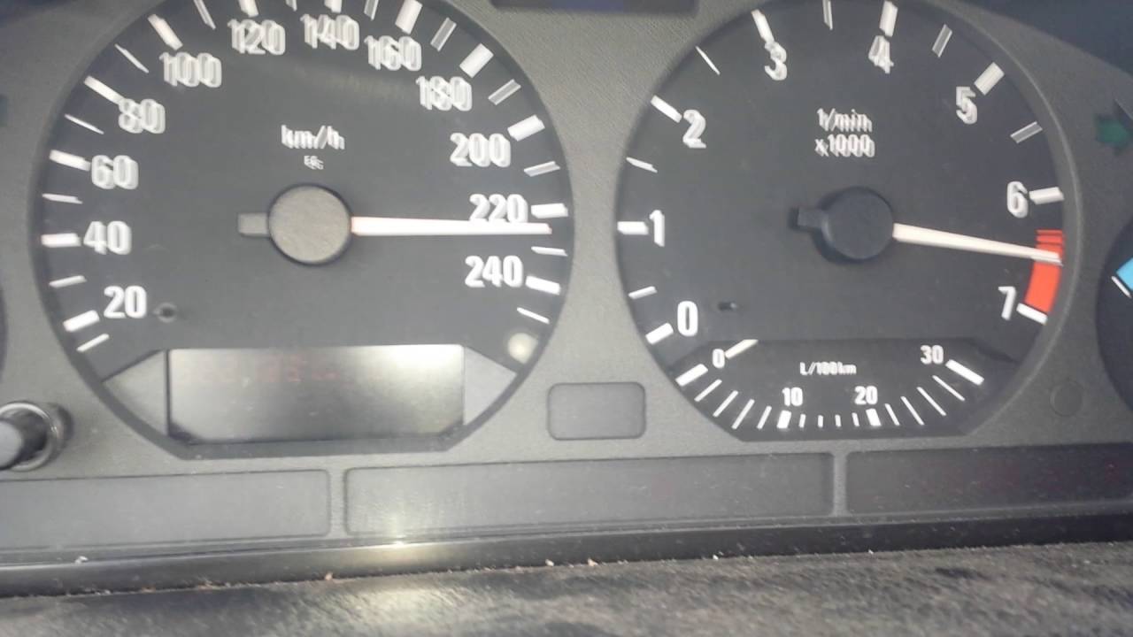 BMW E36 328 M52B28TU 5th gear rev limit 3.45 diff