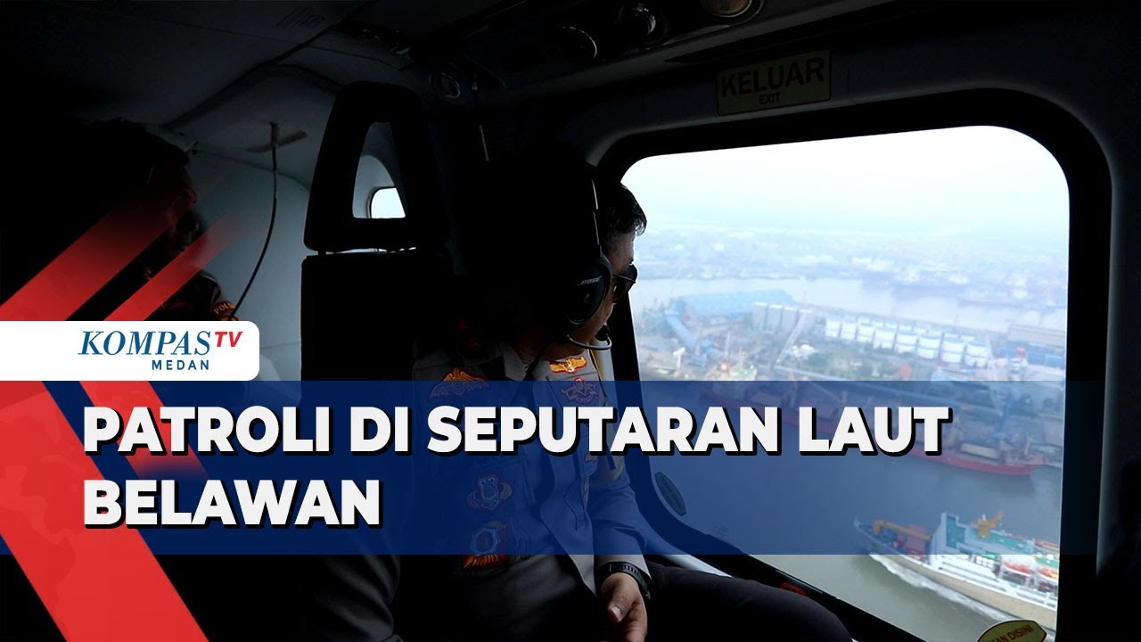 Patroli Udara di Seputaran Belawan Pastikan Kegiatan Perekonomian Berjalan Lancar