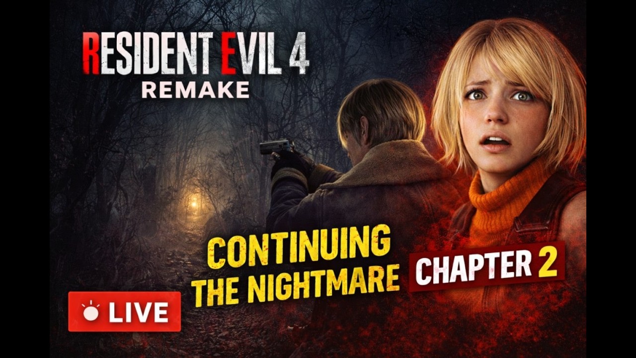 🔴 LIVE – Resident Evil 4 Remake #re4remake #residentevil