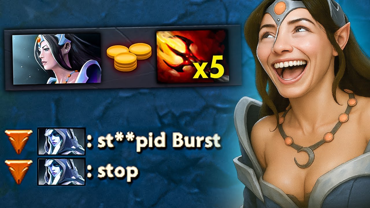 КОГДА МОРСКОЙ РЕЙТИНГ DOTA 2 — ЭТО АД, НО ТЫ ОСВОИЛ МАГИЧНЫЕ СБОРКИ MIRANA