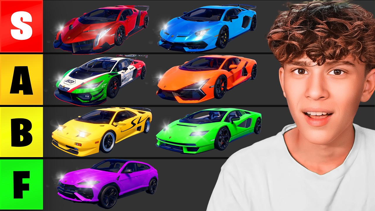 Рейтинг всех LAMBORGHINI в Driving Empire!