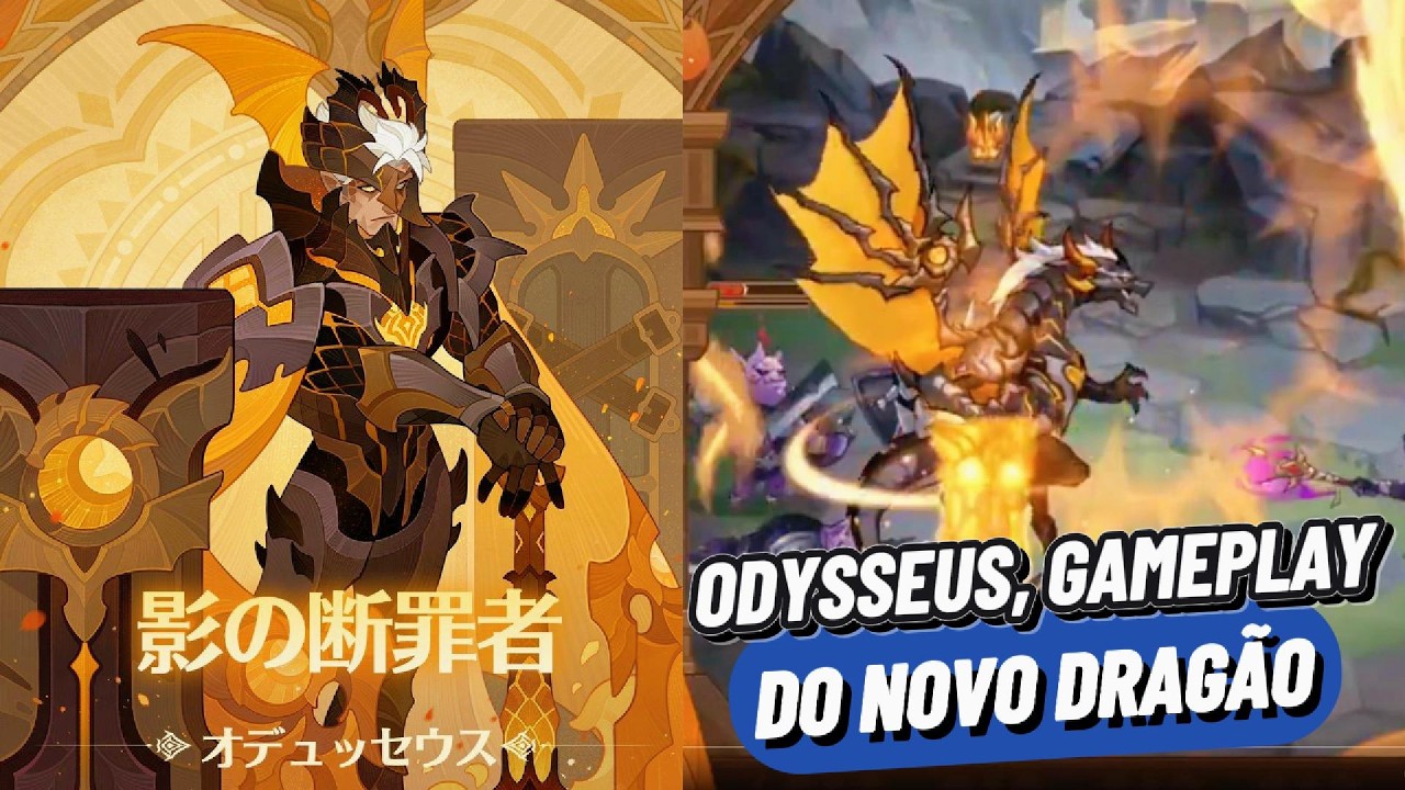 GAMEPLAY DO ODYSSEUS, NOVO DRAGÃO NOBRE - AFK ARENA