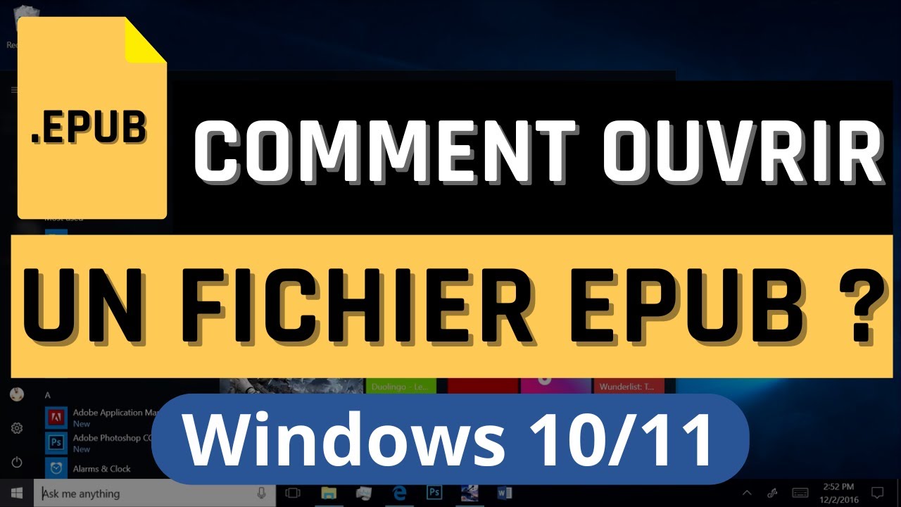Comment Ouvrir Un Fichier EPUB Sans Logiciel Sur Windows 10/11 ?