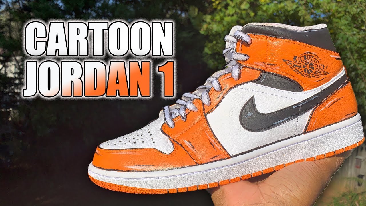 Custom CARTOON Jordan 1's!!
