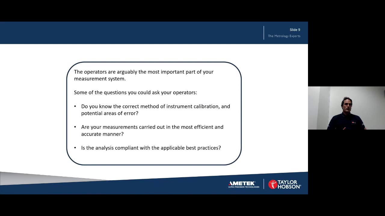 Introduction to Taylor Hobson Training Courses | Webinar Series