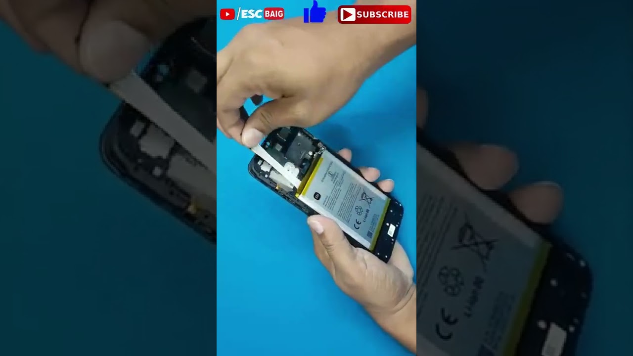 Easy Tips | Mi Redmi Battery Removing | Redmi Mobile Battery #redmi #shorts #trending #xiaomi