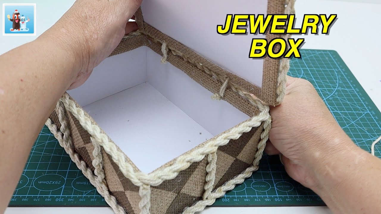 Handcraft jewelry box from jute rope |Art and Craft Ideas |Handicraft| DIY