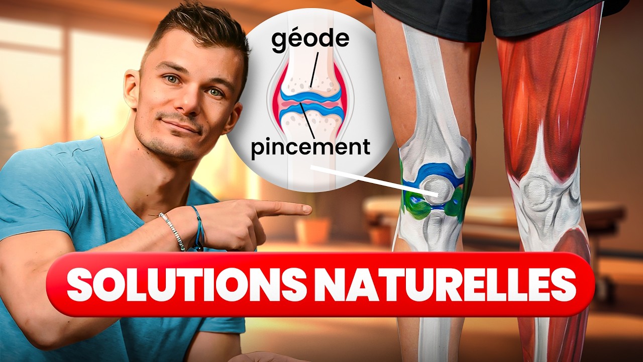 Comment soigner l'arthrose de genoux sans médicament : exercices kinés.