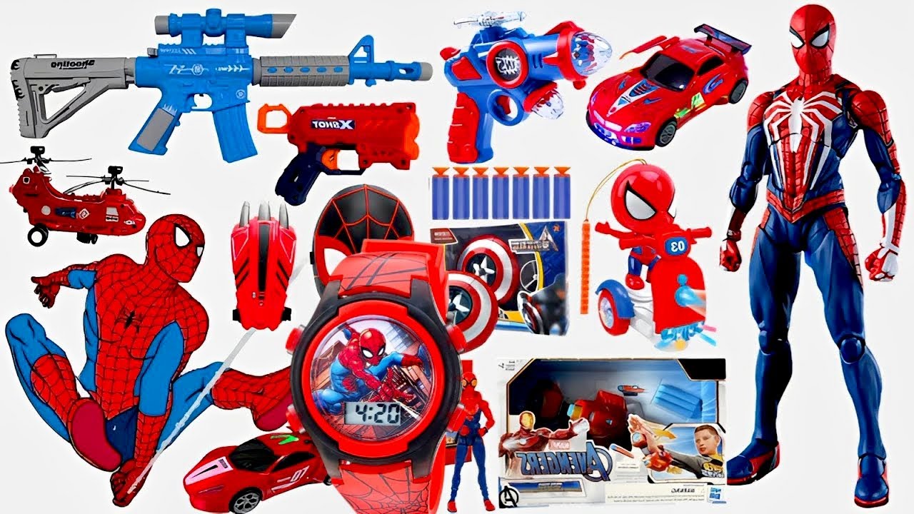 Marvel Spiderman Unboxing Review Toys | Marvel Spiderman & Friends Playground | Spider Man Masks
