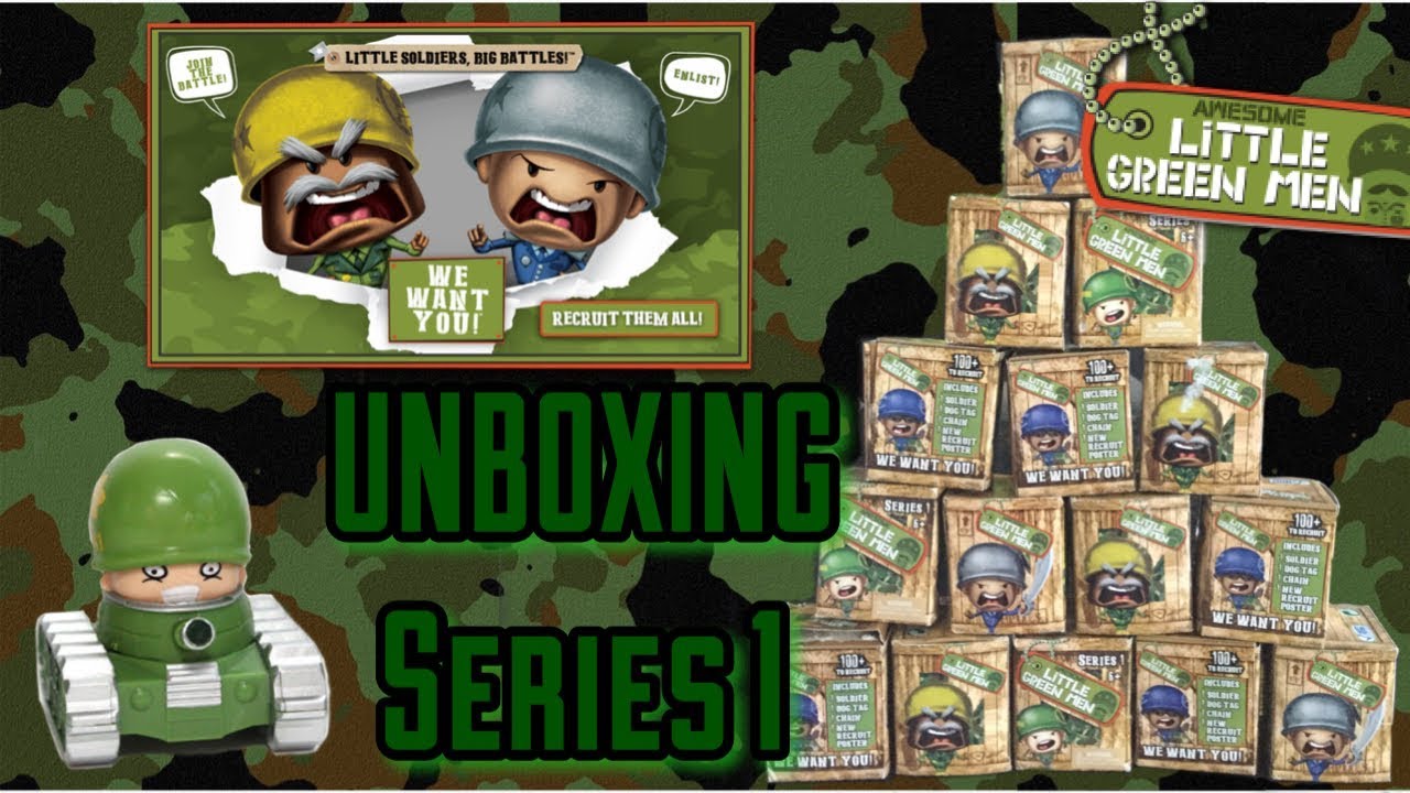AWESOME LITTLE GREEN MEN SERIES 1