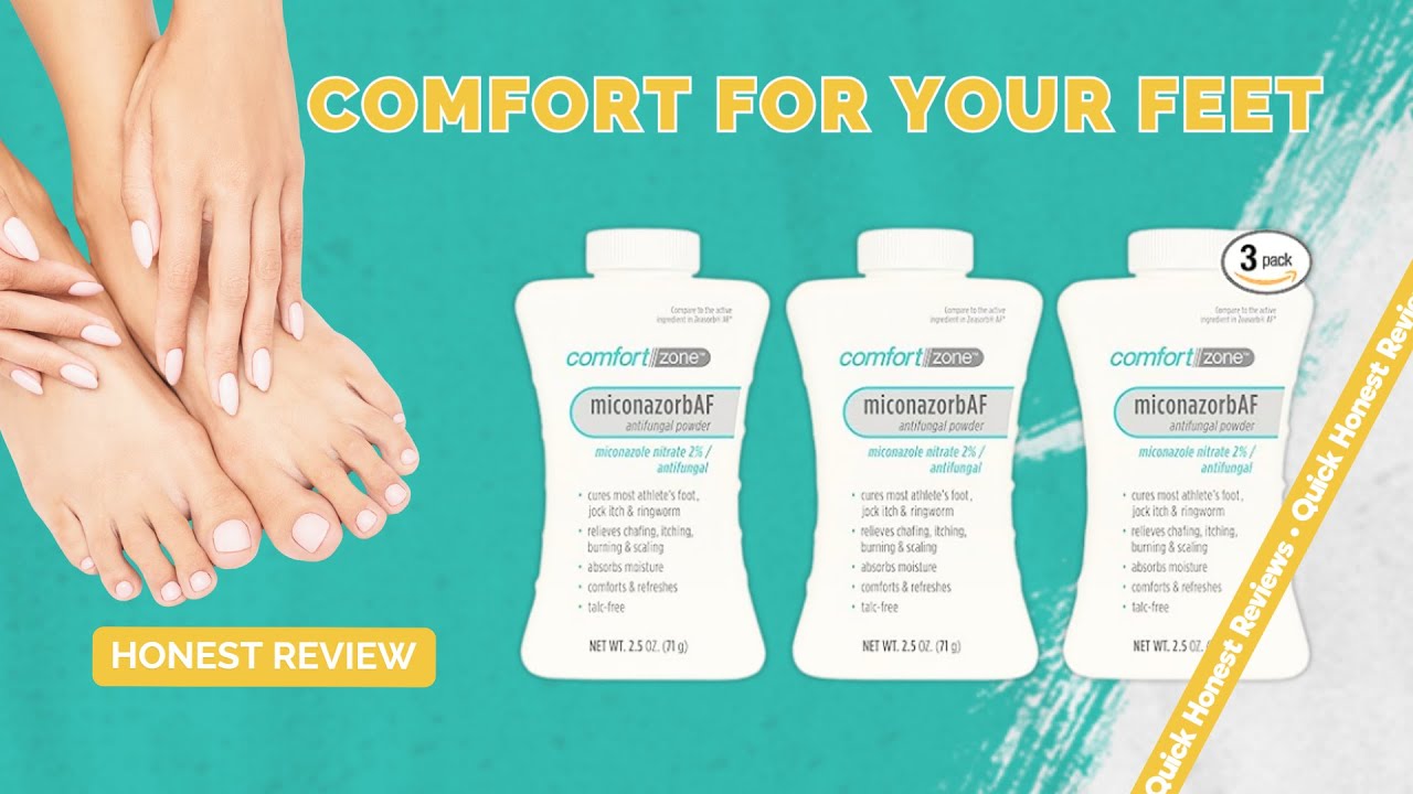 Quick Honest Review of the Comfort Zone Miconazorb Antifungal Powder, Talc-Free, Miconazole Nitrate.
