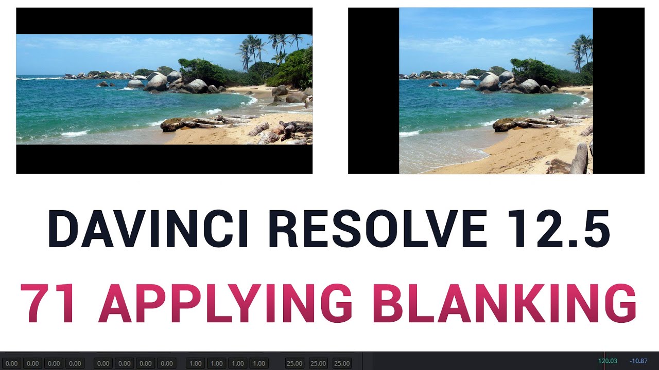 DaVinci Resolve 12.5 - 71 Applying Blanking