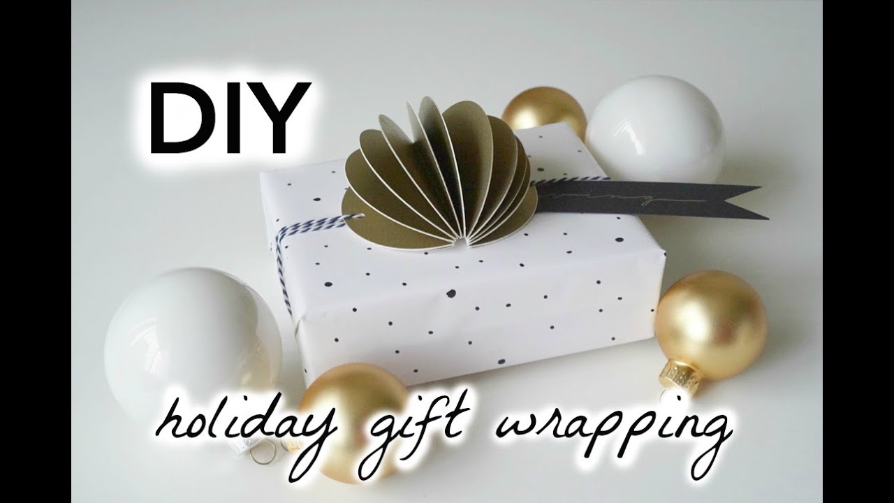 DIY Holiday Gift Wrapping