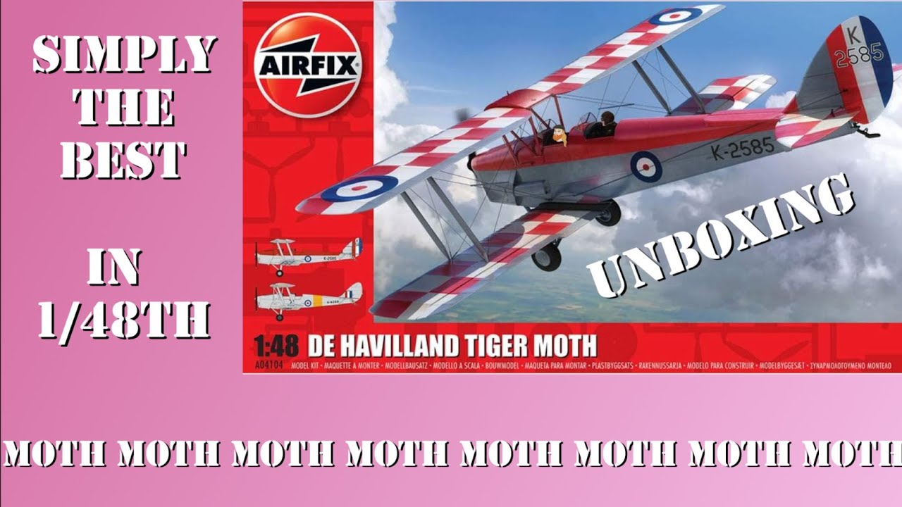 «Пришествие Человека-Мотылька» — распаковка модели Airfix Tiger Moth в масштабе 1/48 — Но какую с...