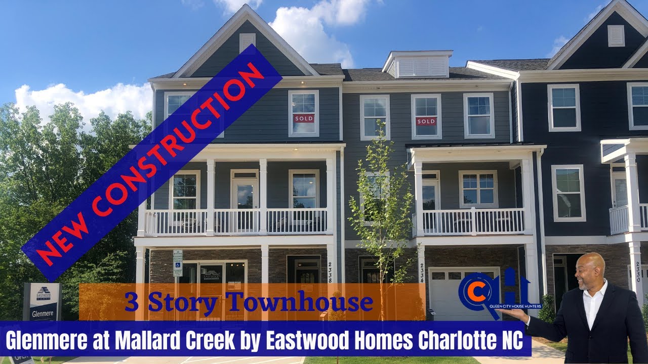 Glenmere At Mallard Creek, Charlotte NC New Construction Townhomes by UNC #Charlotte #realestate