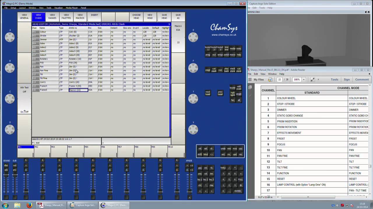 Chamsys Magicq Head File Tutorial Howto