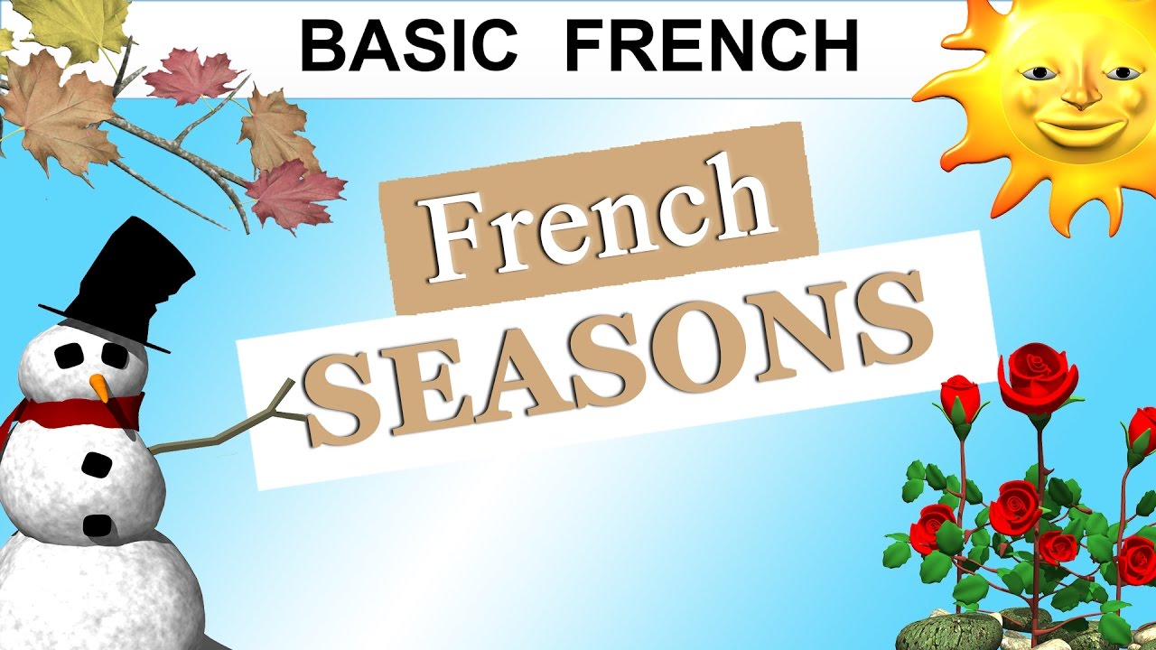 THE SEASONS IN FRENCH (Les Saisons En Français / Las Estaciones En Frances)