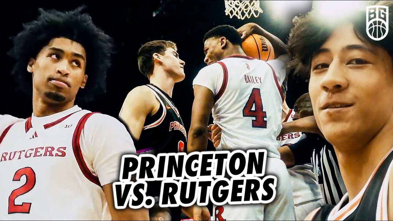 Xaivian Lee & Dylan Harper GO AT IT In BATTLE For NJ! Rutgers VS. Princeton Ends On GAME WINNER!