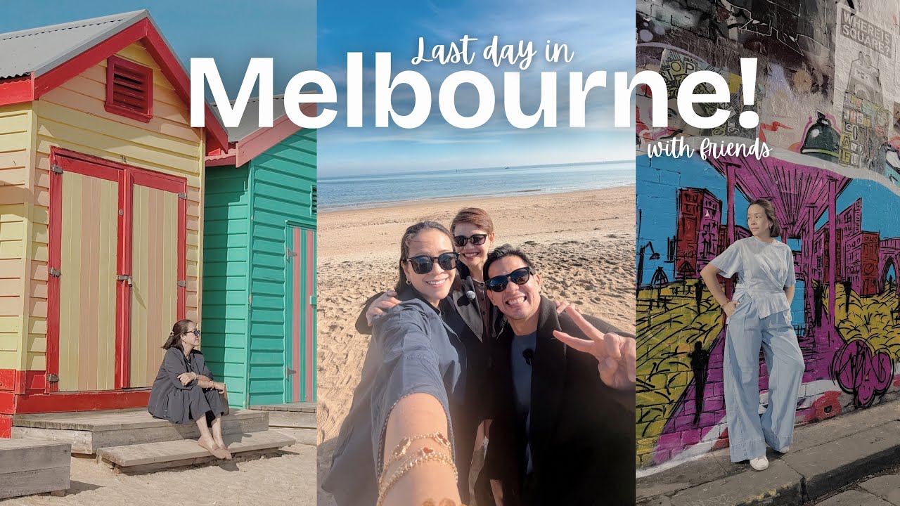 Melbourne Vlog: Kilda Beach, Brighton, Hosier Lane and more!  | Mommy Haidee Vlogs