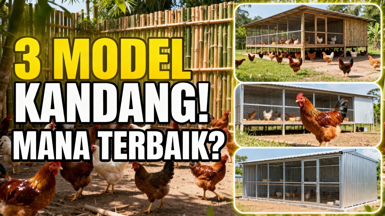 JANGAN SALAH PILIH! Ini 3 Kandang Ayam Kampung TERBAIK Untuk Pemula!
