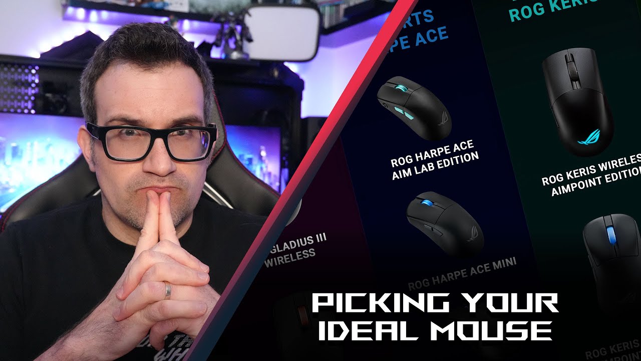The entire ROG mouse lineup! Find the best gaming mouse for you