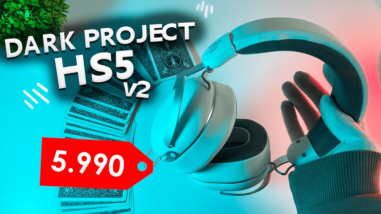 🎧САМЫЕ КРАСИВЫЕ БЕСПРОВОДНЫЕ ИГРОВЫЕ НАУШНИКИ с DNS за 5,990₽! 🎧ОБЗОР DARK PROJECT HS5v2