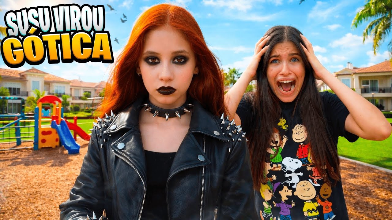 SUSU VIROU GÓTICA E QUER TUDO DA COR PRETA * O que faremos agora ? 
