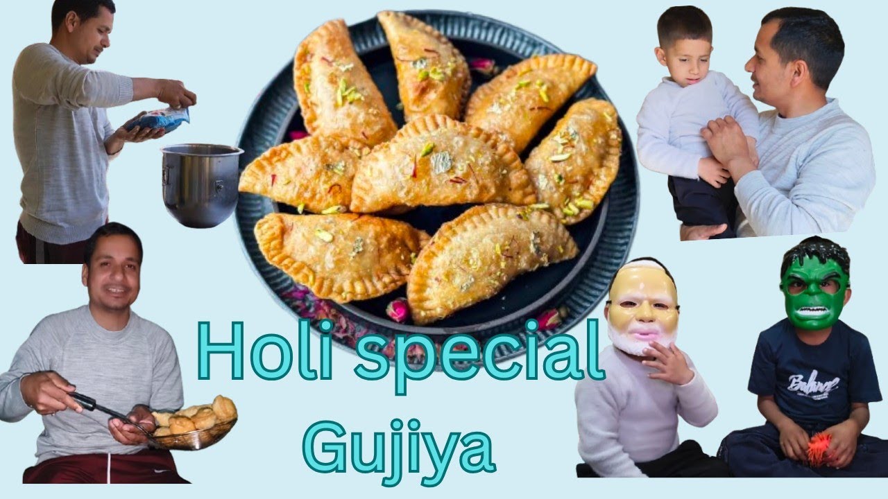 Holi special Gujiya Kaise banayen#vlog-78#holi# Holi special#viral#pahadi# viral vlog#uttrakandi#