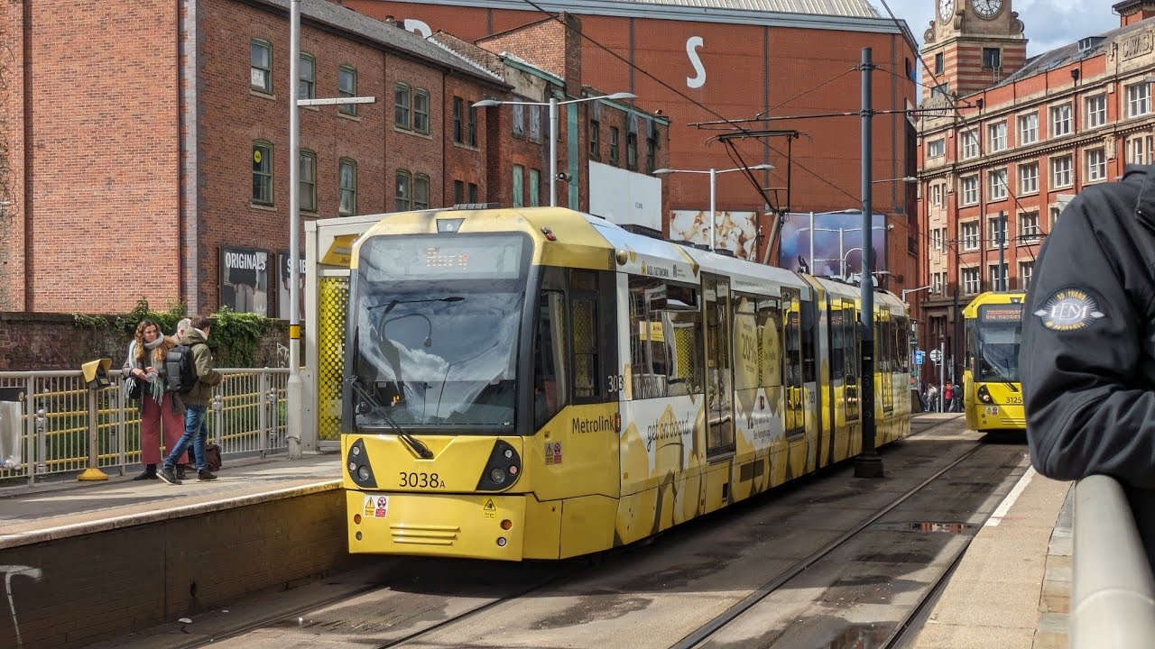 Manchester Metrolink Trams Part 1 Shudehill and Victoria