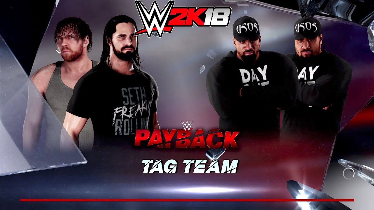 WWE 2K18 - Seth Rollins and Dean Ambrose Vs. The Uso's