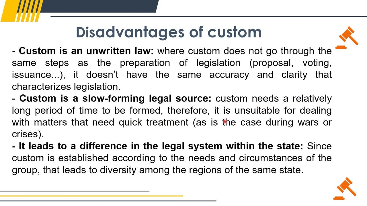 4 Sources of law custom..etc. - Dr. Bassem Elmaghraby