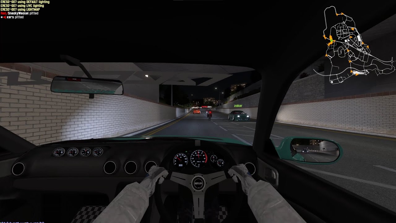 Cruise around the NEW South City in an S15 - Live for Speed