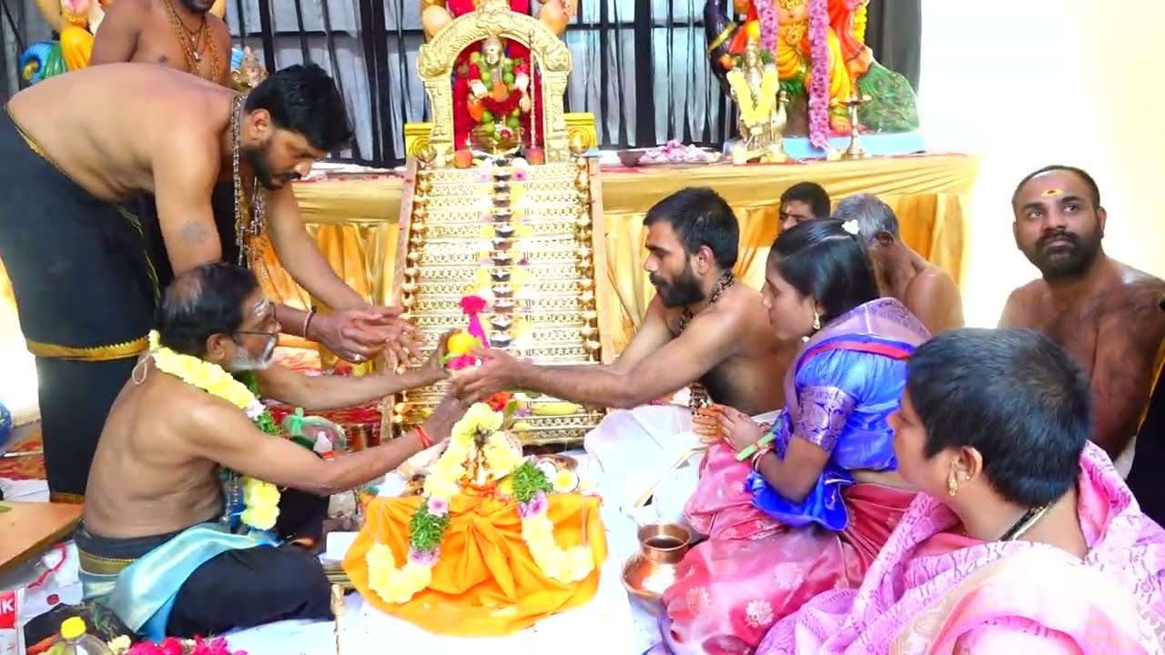 Raju Ayyappa Swamy Maha Padi Pooja 2025 | Ayyappa Swamy Abhishekam |