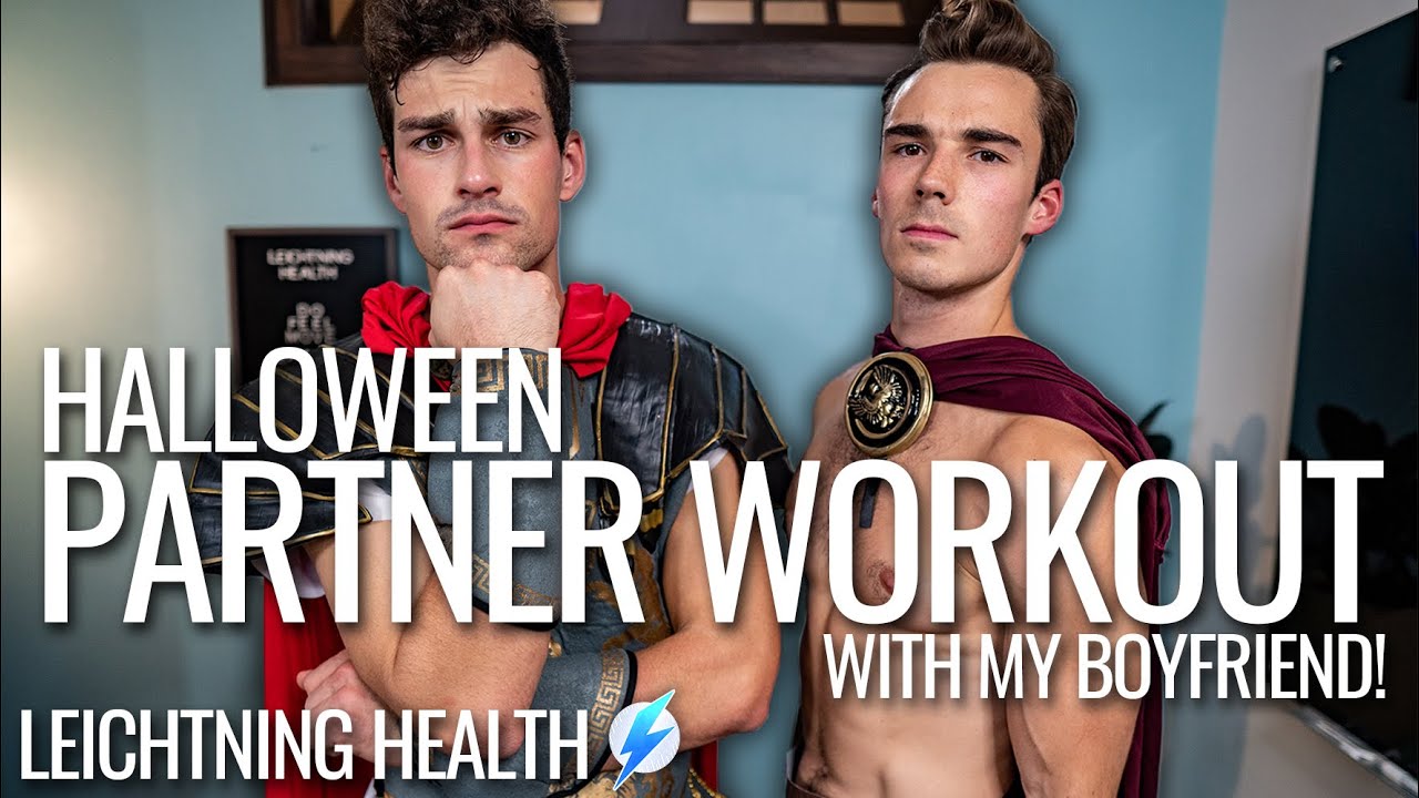 Halloween PARTNER WORKOUT with my BOYFRIEND! 🎃 | PRIDEFIT
