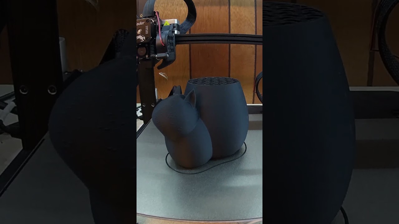 Stylish Modern Squirrel Sculpture 3D Print - Unique Decor! #3DPrinting #Squirrel #ModernArt #DIY