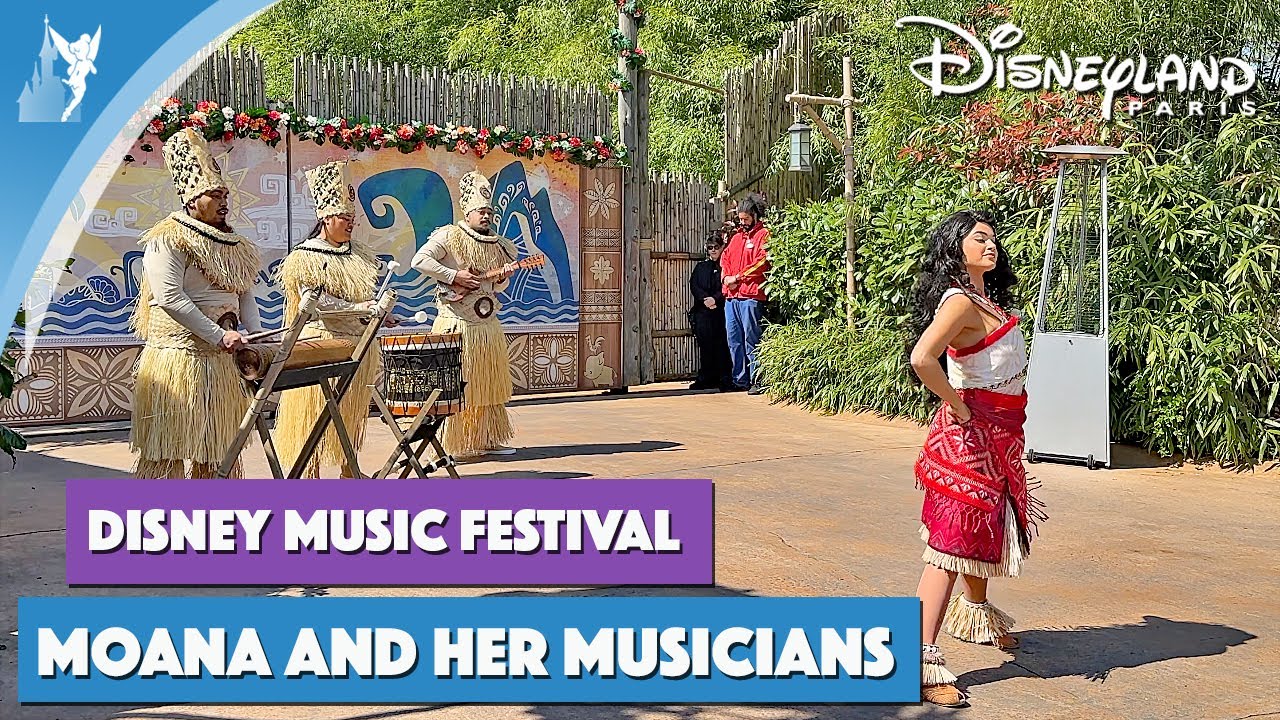 🎼 Moana and her musicians | Disneyland Paris Music Festival 2025