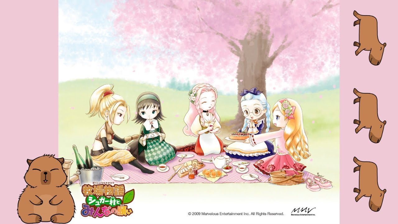 [Harvest Moon : Hero of Leaf Valley] Mencoba Menjadi Petani Lagi  #capybara #sloulive #pngtuberid