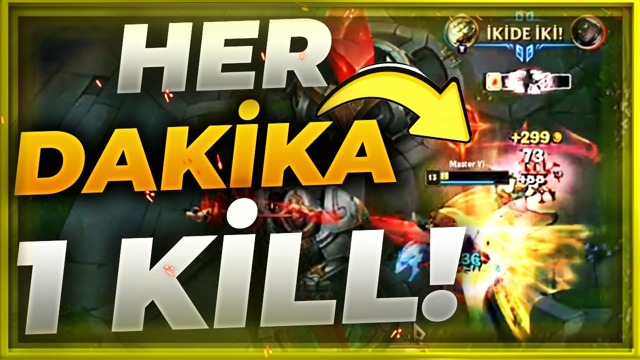 🔥 😱 İLK İTEM GUINSOO ALDIM... 27 KİLL &Ccedil;IKTI! | MASTER Yİ JUNGLE